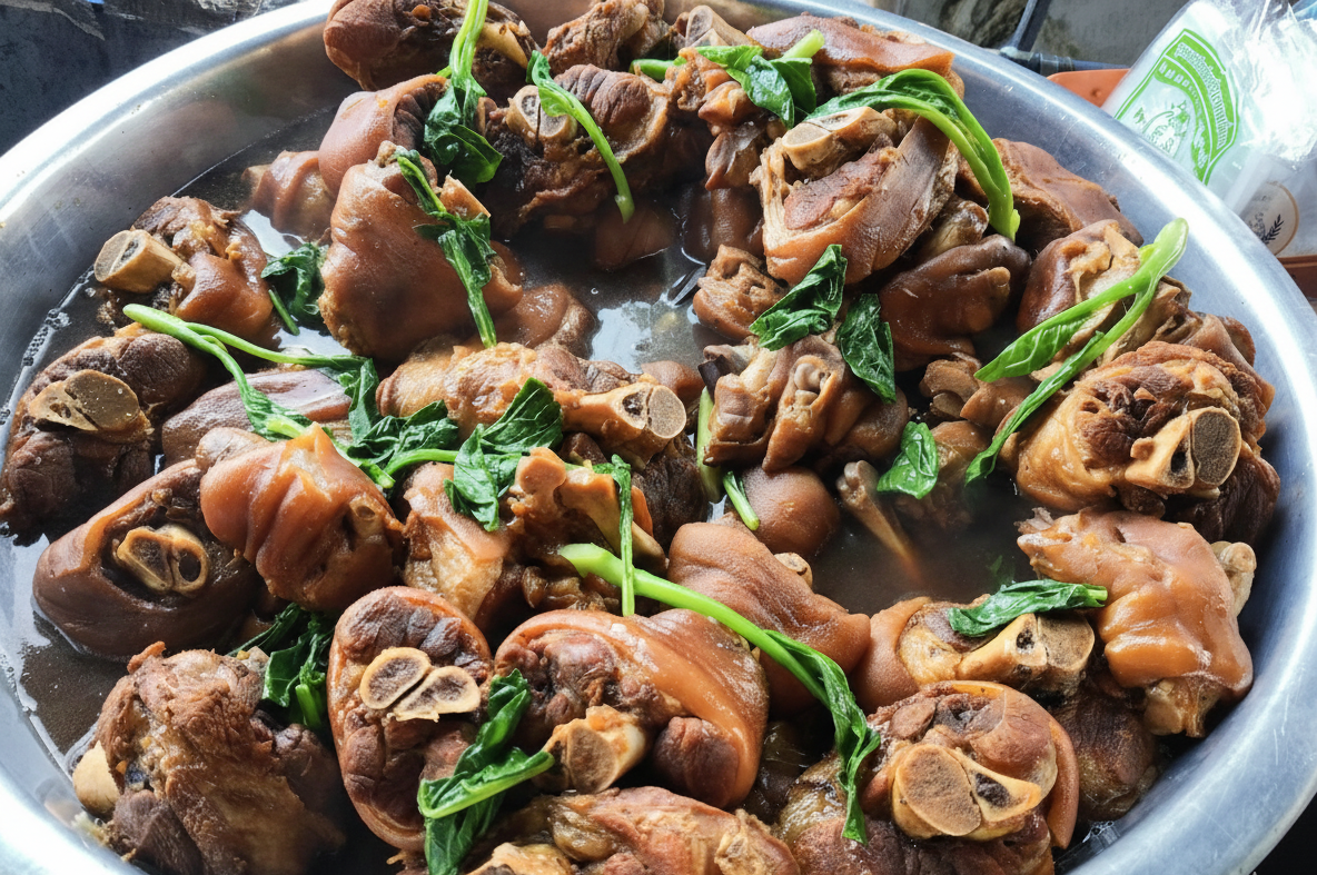 ขาหมูพะโล้ยายแมง